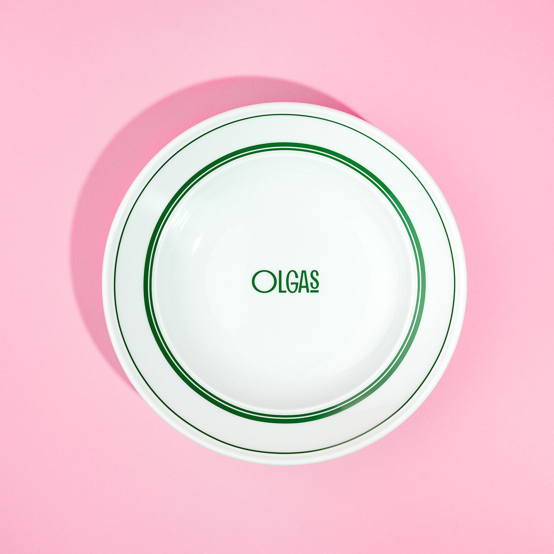 Olgas - Tallerken dyp med fane